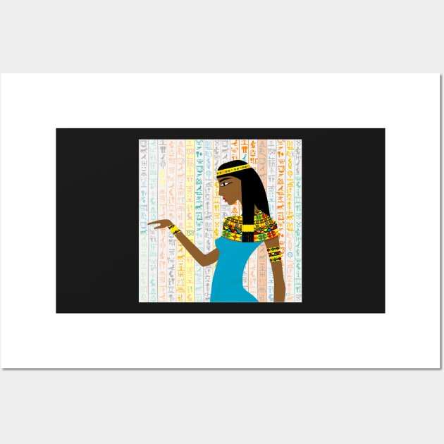 Ancient egyptian woman Wall Art by endi318